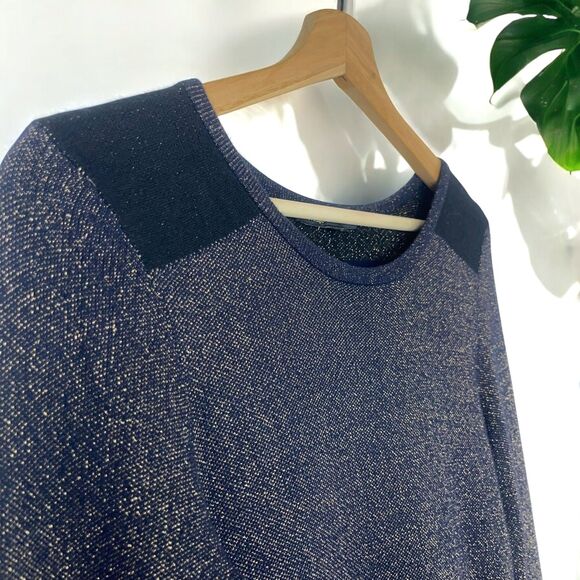 Maje Palerme Lurex Shimmer Knit Sweater Dress - Picture 6 of 10